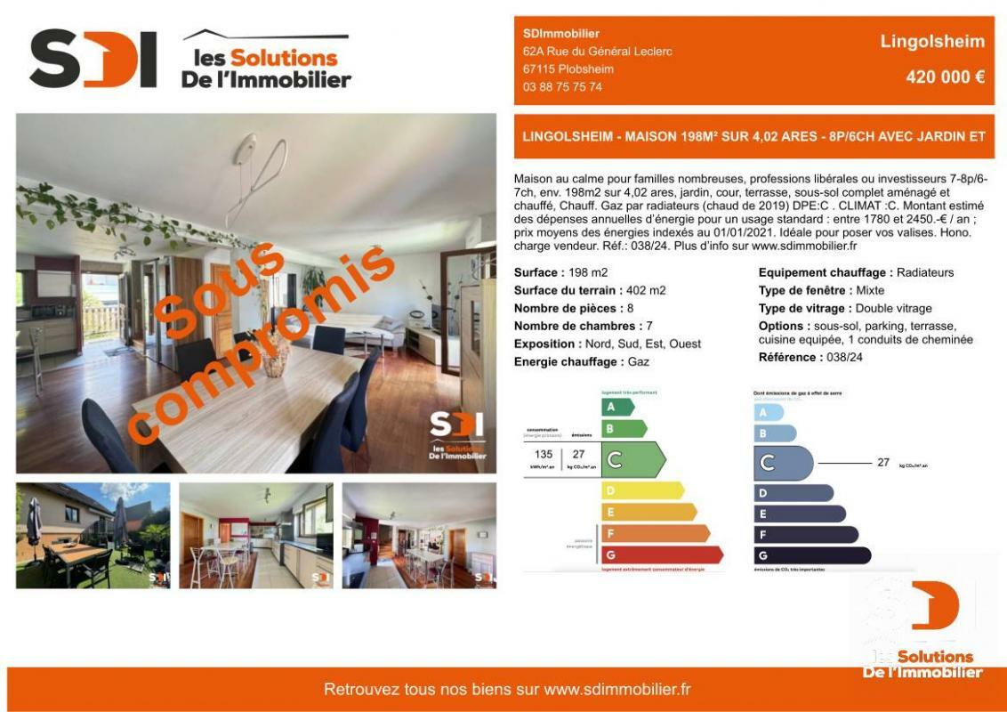 Дом с 7 спальнями в Лингольсхайм, Франция № 215254