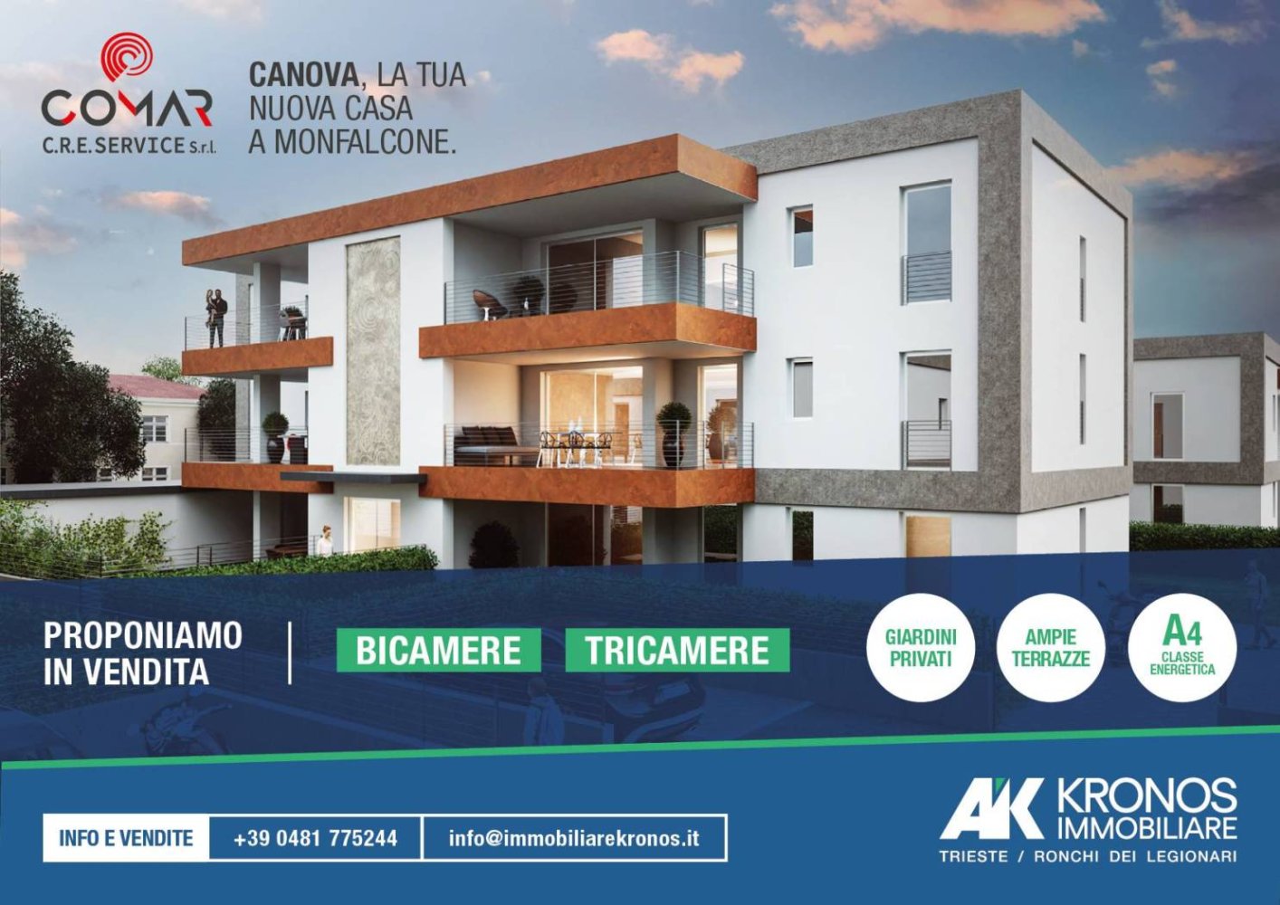 Apartamento de 2 dormitorios en Gorizia, Italy No. 77271