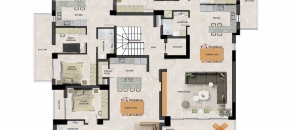 2 Schlafzimmer Wohnung in Chania, Greece, Nr. 372 13
