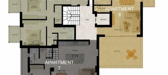 Квартира с 2 спальнями в Ханья, Греция № 372 8