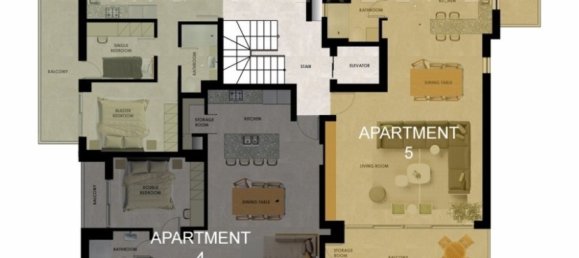 Квартира с 2 спальнями в Ханья, Греция № 372 7