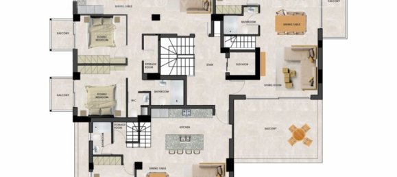 2 Schlafzimmer Wohnung in Chania, Greece, Nr. 372 3