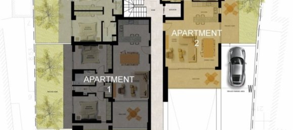 Квартира с 2 спальнями в Ханья, Греция № 372 6