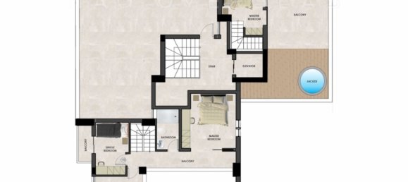 Квартира с 2 спальнями в Ханья, Греция № 372 4