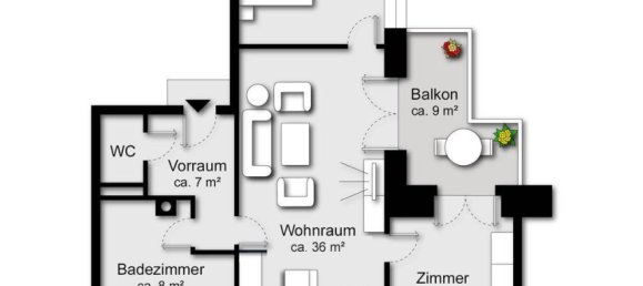 1 Schlafzimmer Wohnung in Meidling, Austria, Nr. 11742 14