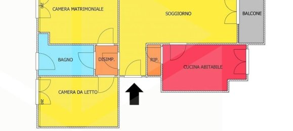 3 rooms Apartment in Milan, Italy No. 241744 24