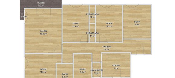 5 bedrooms Apartment in Zaragoza, Spain No. 164416 24