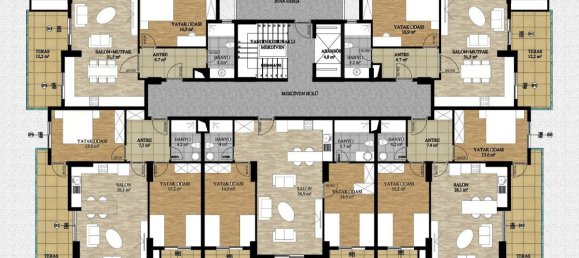 2-Zimmer Wohnung in Avsallar, Turkey, Nr. 29810 13