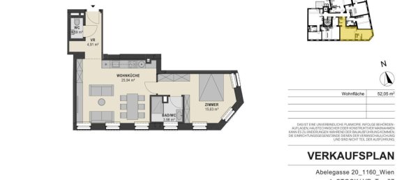 2 rooms Apartment in Ottakring, Austria No. 12451 15