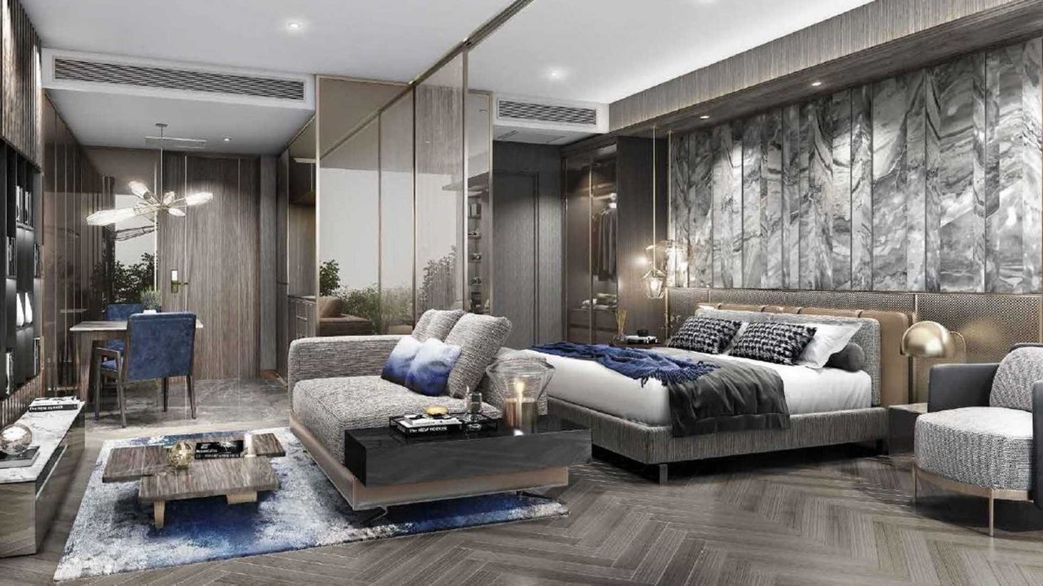 Кондоминиум  с 2 спальнями в WALDEN THONGLOR 13, Бангкок, Таиланд № 28636