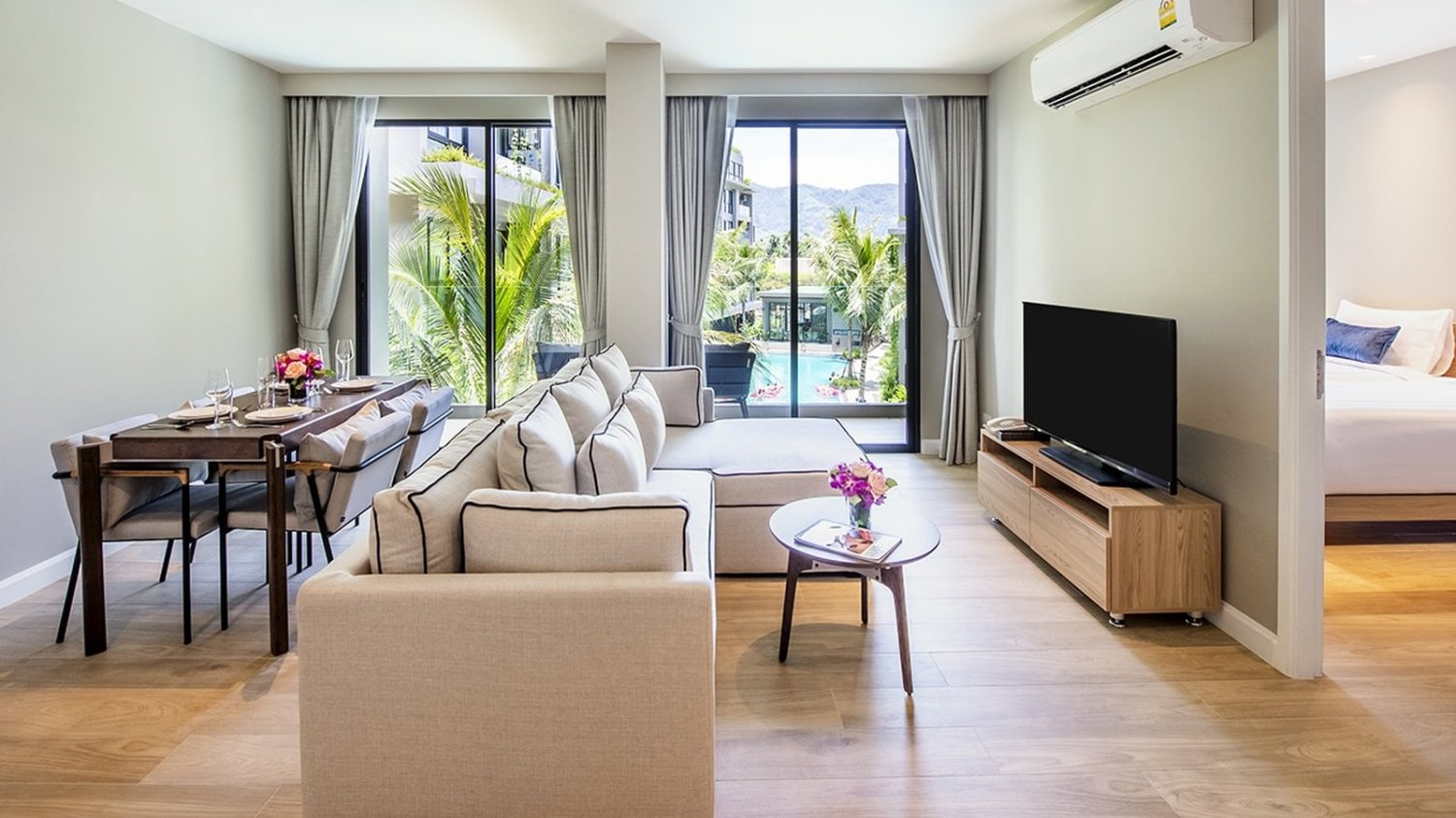 2 dormitorios condominium en alquiler en Phuket, Southern Thailand, Thailand № 28254