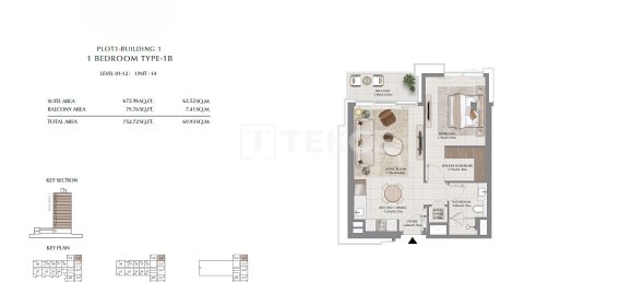 3 bedrooms Apartment in Dubai, UAE No. 112080 14