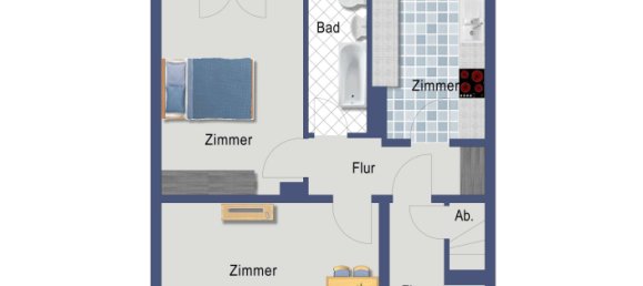 4 chambres Appartement à Lower Saxony, Germany No. 243246 4