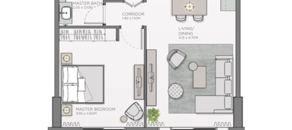 1 Schlafzimmer Wohnung in Al Wasl, UAE, Nr. 121276 9