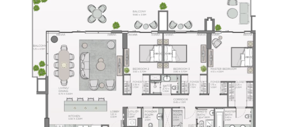 1 Schlafzimmer Wohnung in Al Wasl, UAE, Nr. 121276 11