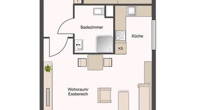 1 Schlafzimmer Wohnung in Innsbruck-Stadt, Austria, Nr. 128259