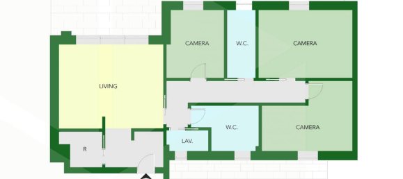 3 rooms Apartment in Monopoli, Italy No. 18800 3