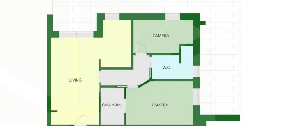 3 rooms Apartment in Monopoli, Italy No. 18800 4