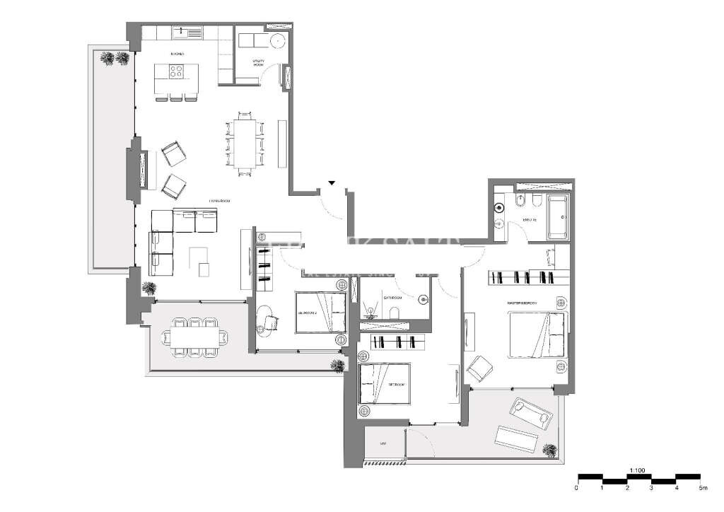 3 Schlafzimmer Wohnung in Sliema, Malta, Nr. 1306