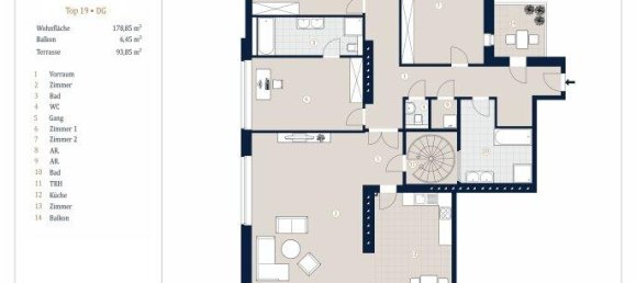 4 rooms Apartment in Wieden, Austria No. 234283 18