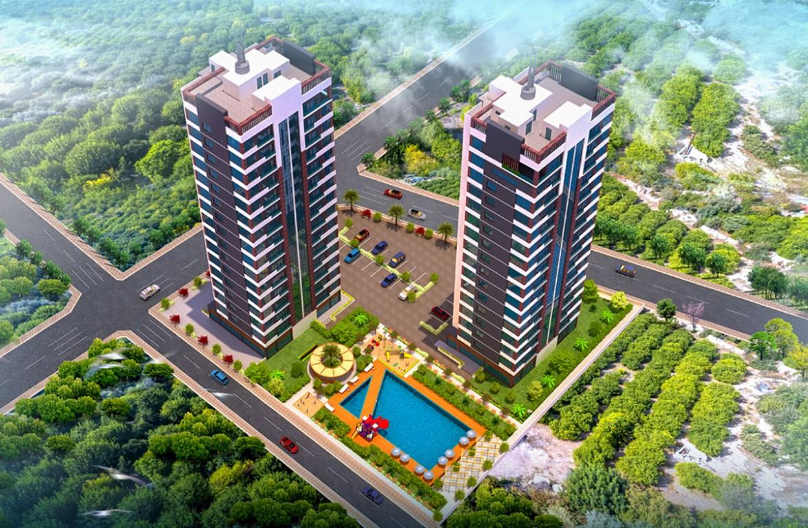 Квартира с 4 комнатами в Мезитли, Турция № 43644