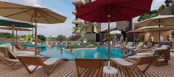 Apartamento 1+1 em Alanya, Turkey N.º 11050 23