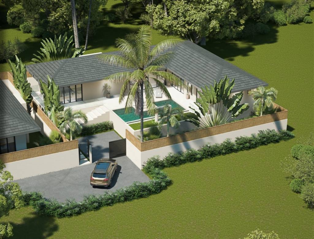 Вилла с 3 спальнями в Самуй, Таиланд № 58471