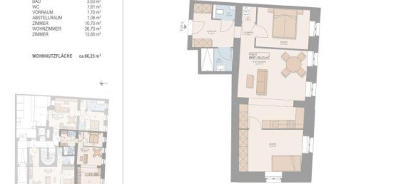 3 rooms Apartment in Hernals, Austria No. 141077 10