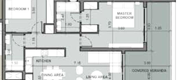 Apartamento T2 em Limassol, Cyprus N.º 17096 15