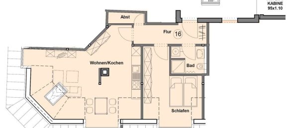 1 غرف نوم شقة في Leipzig, Germany رقم 316540 3