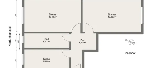 2-Zimmer Wohnung in Neukölln, Germany, Nr. 92965 2