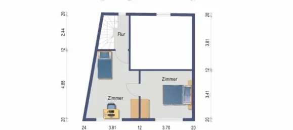 Таунхаус с 4 комнатами в Саарбрюккен, Германия № 22369 10