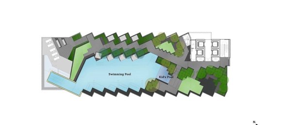 Студия в кондо в Паттайя, Таиланд № 12048 29