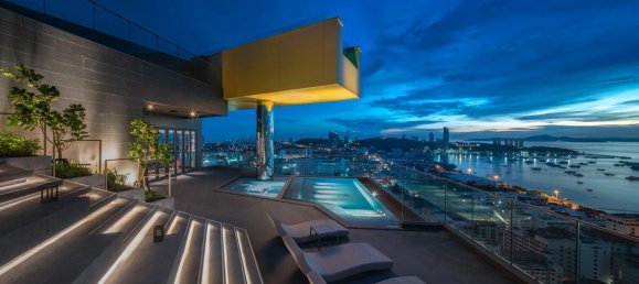 Студия в кондо в Паттайя, Таиланд № 12048 23