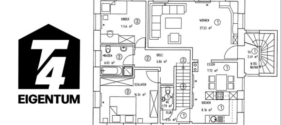 Дуплекс с 3 спальнями в Альб-Дунай, Германия № 246011 18