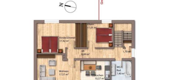 4غرفة منزل في Traun, Austria رقم 239704 7