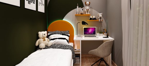 Пентхаус 2+1 в Газипаша, Турция № 22861 4