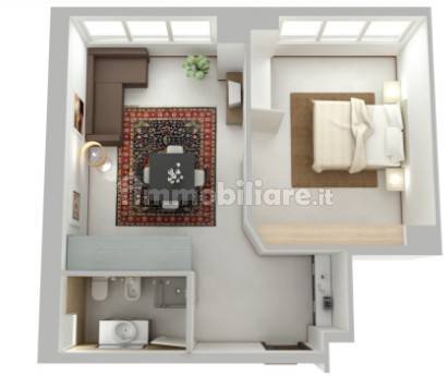 1 Schlafzimmer Wohnung in Milan, Italy, Nr. 354477