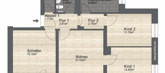 3 Schlafzimmer Wohnung in Würzburg, Germany, Nr. 277479 17