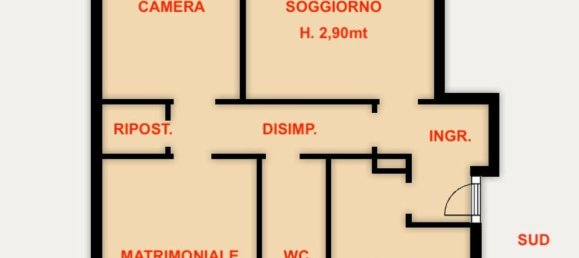 3 rooms Apartment in Milan, Italy No. 261242 16