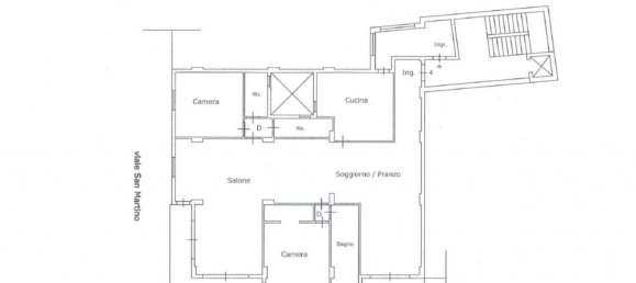 Квартира с 4 комнатами в Мессина, Италия № 270690 12