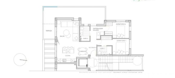 2 Schlafzimmer Wohnung in Santa Rosalia, Spain, Nr. 13594 20