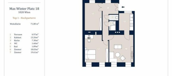 3 rooms Apartment in Mariahilf, Austria No. 217025 10