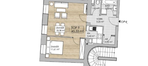 2 rooms Apartment in Hernals, Austria No. 180623 17