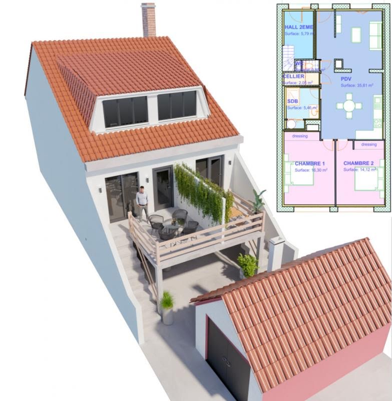 Apartamento T2 em Cucq, France N.º 243260