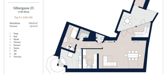 3 rooms Apartment in Dobling, Austria No. 206511 17