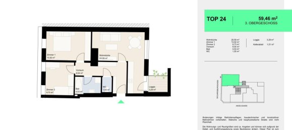 3-salle Appartement à Favoriten, Austria No. 95565 4