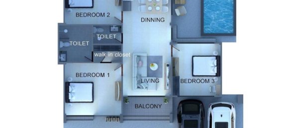 3 Schlafzimmer Villa in Ao Nang, Thailand, Nr. 59518 5