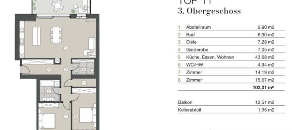 3 rooms Commercial property in Linz, Austria No. 113437 3