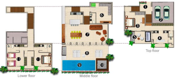 3 bedrooms Villa in Bang Tao, Thailand No. 6081 3